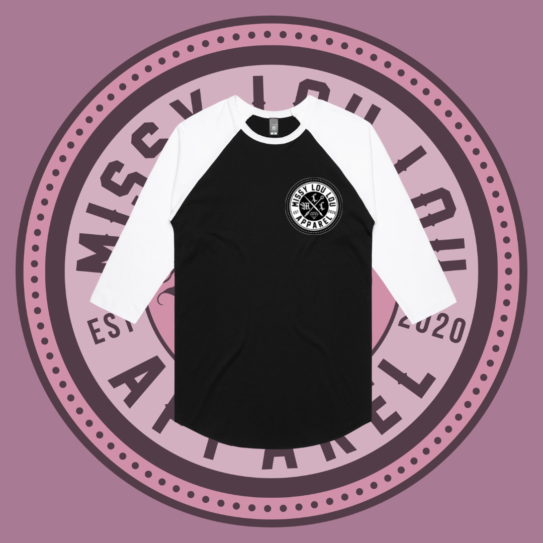 Missy Logo  - Baseball tee, Pocket Design