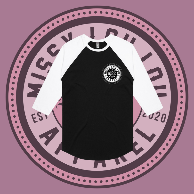 Missy Logo  - Baseball tee, Pocket Design
