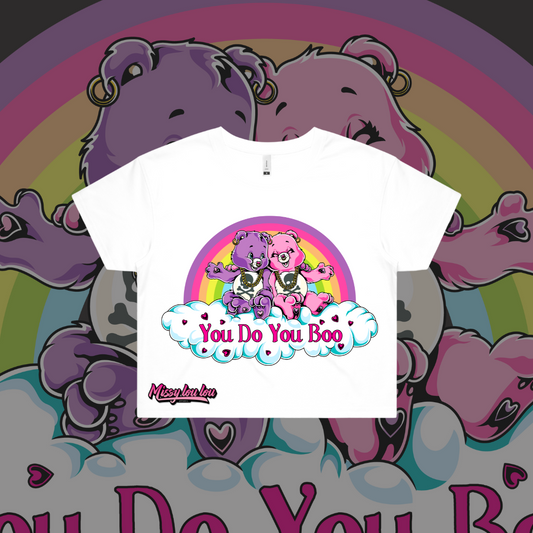 You Do You Boo - Crop Tee's