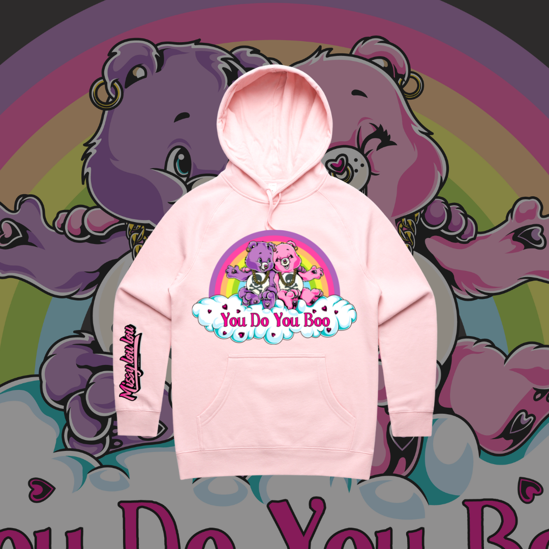 You Do You Boo - Premium Hood, Pink & Black