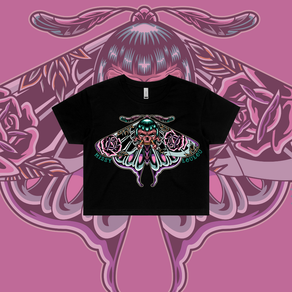 BAD BETTY BUTTERFLY -  Crop Tees