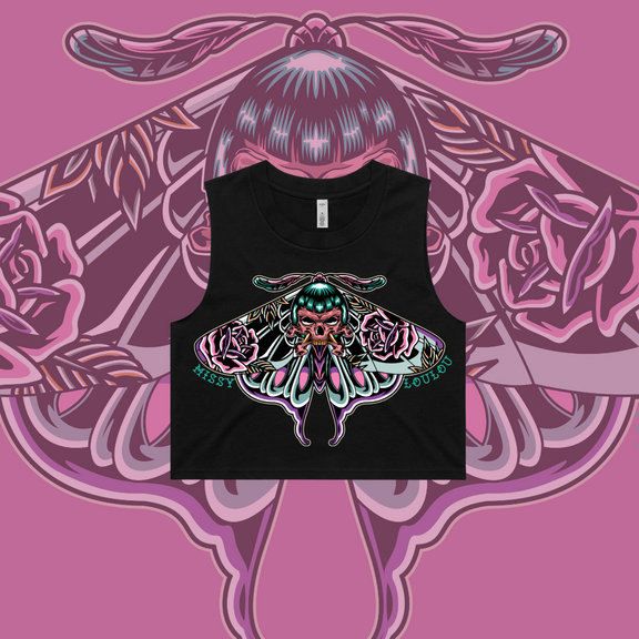 BAD BETTY BUTTERFLY - Crop tank