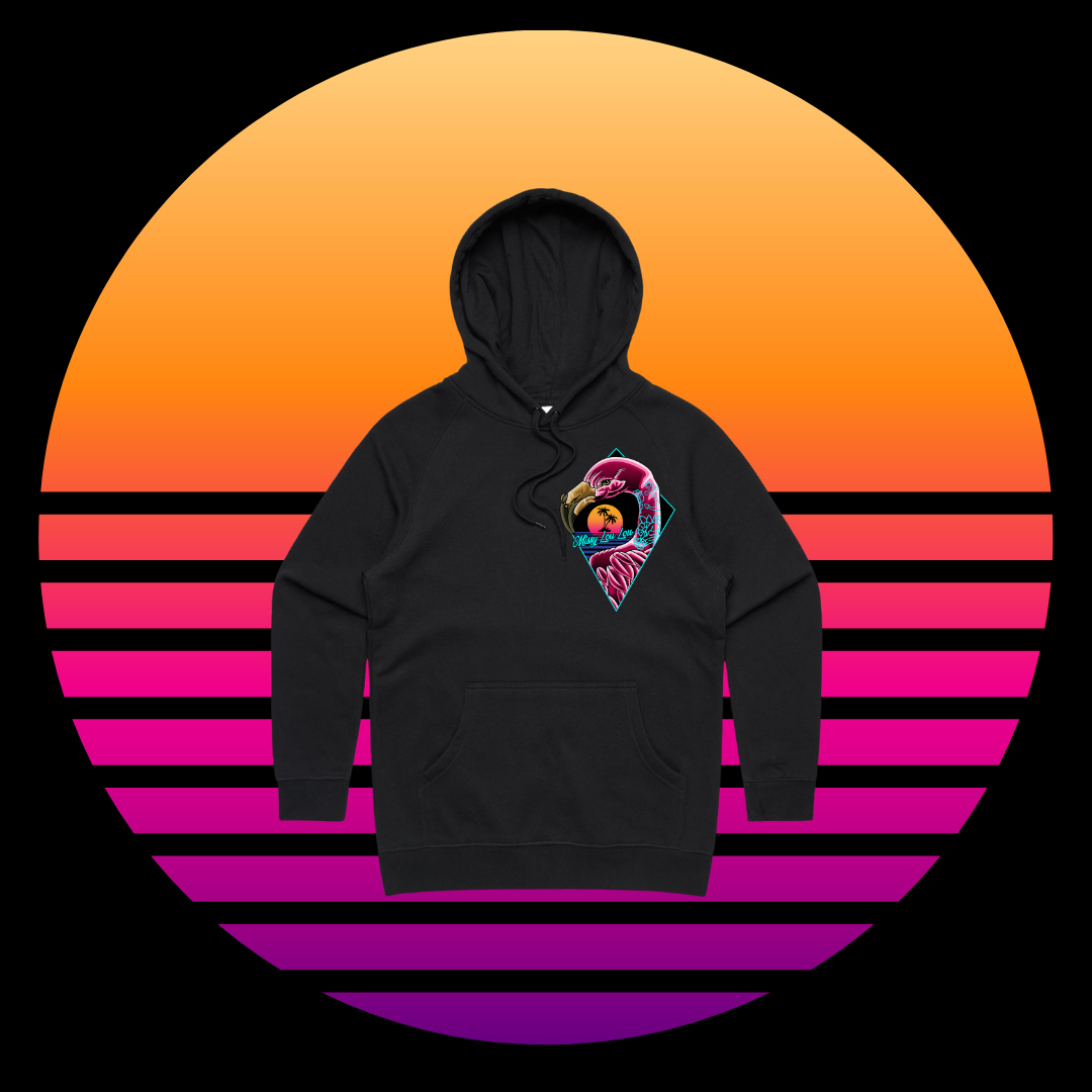 Franky Feathers - Premium hood,Black