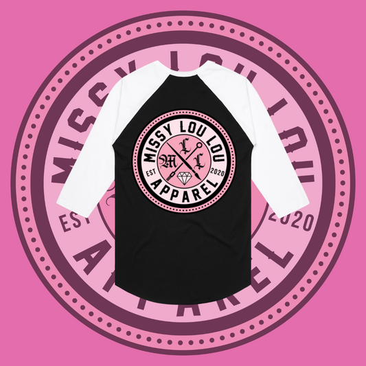 Missy Logo  - Baseball tee, Pocket Design