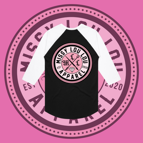 Missy Logo  - Baseball tee, Pocket Design