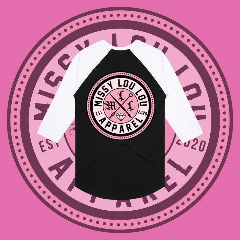 Missy Logo  - Baseball tee, Pocket Design