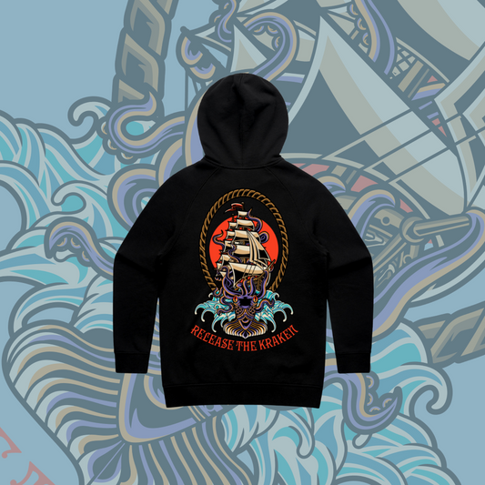 Release the Kraken - Premium hood,Black