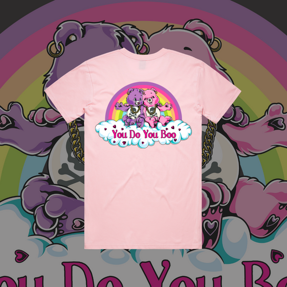 You Do You Boo - Unisex tees, Black, Aqua, Bubblegum