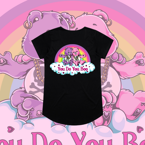 You Do You Boo - Drop Neck Tee, Pocket Design