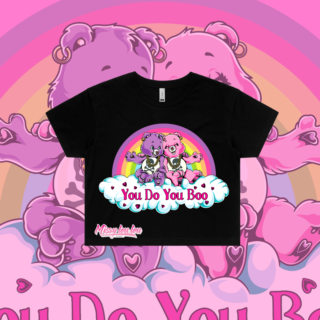 You Do You Boo - Crop Tee's
