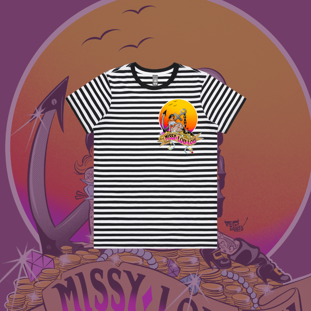Penny Parley - Women's Premium Stripe tee