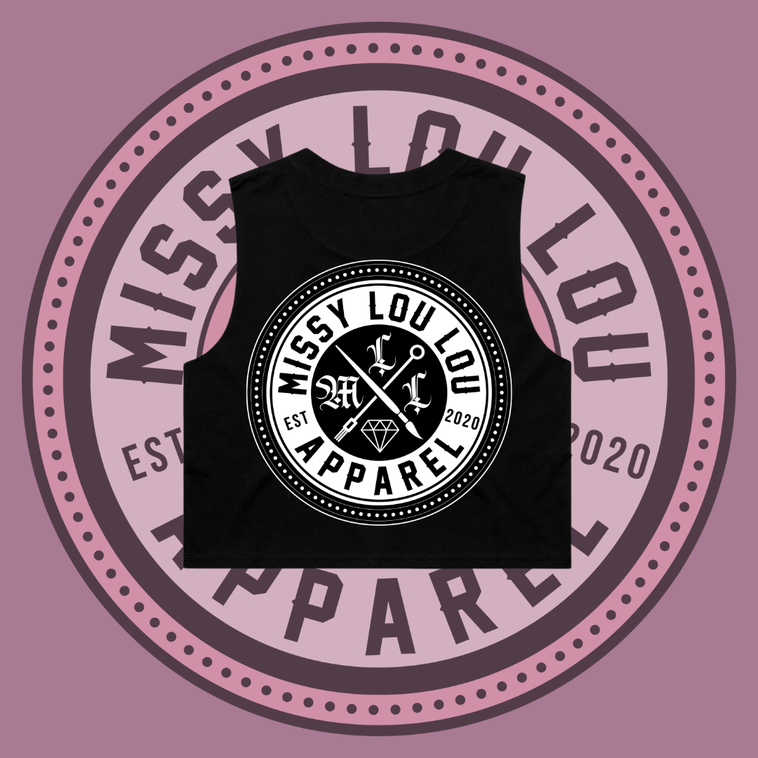 Missy Logo - Crop tank- Black