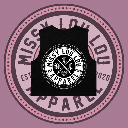 Missy Logo - Crop tank- Black