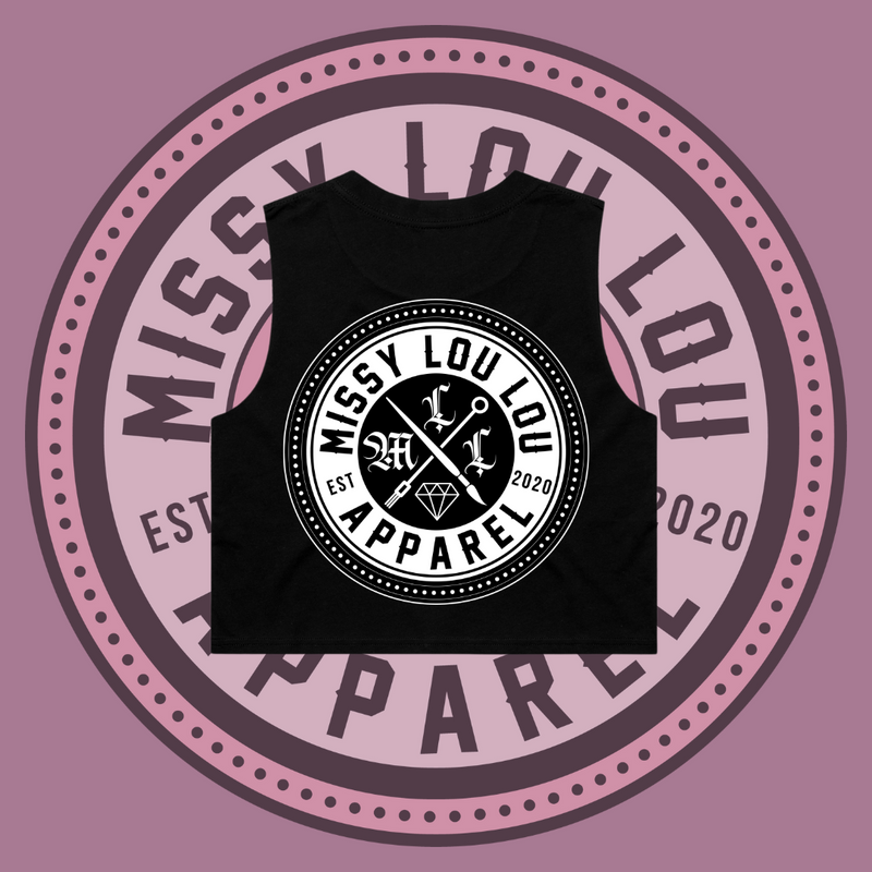 Missy Logo - Crop tank- Black