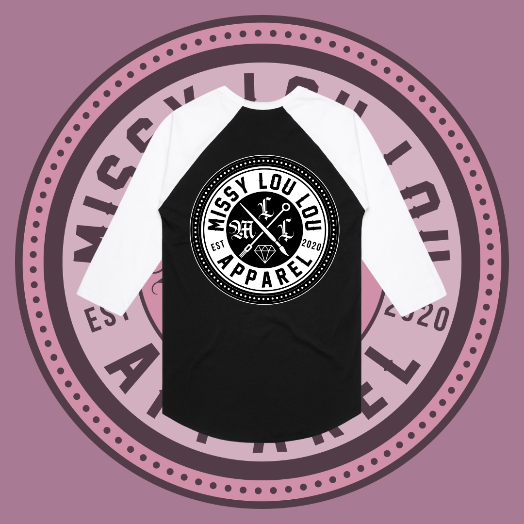 Missy Logo  - Baseball tee, Pocket Design