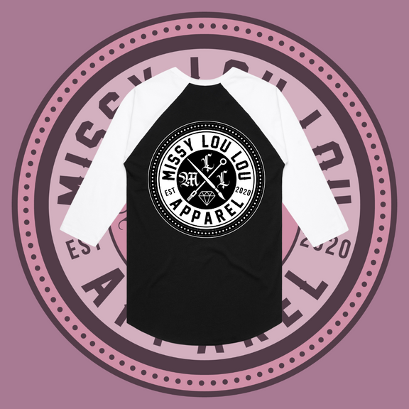 Missy Logo  - Baseball tee, Pocket Design