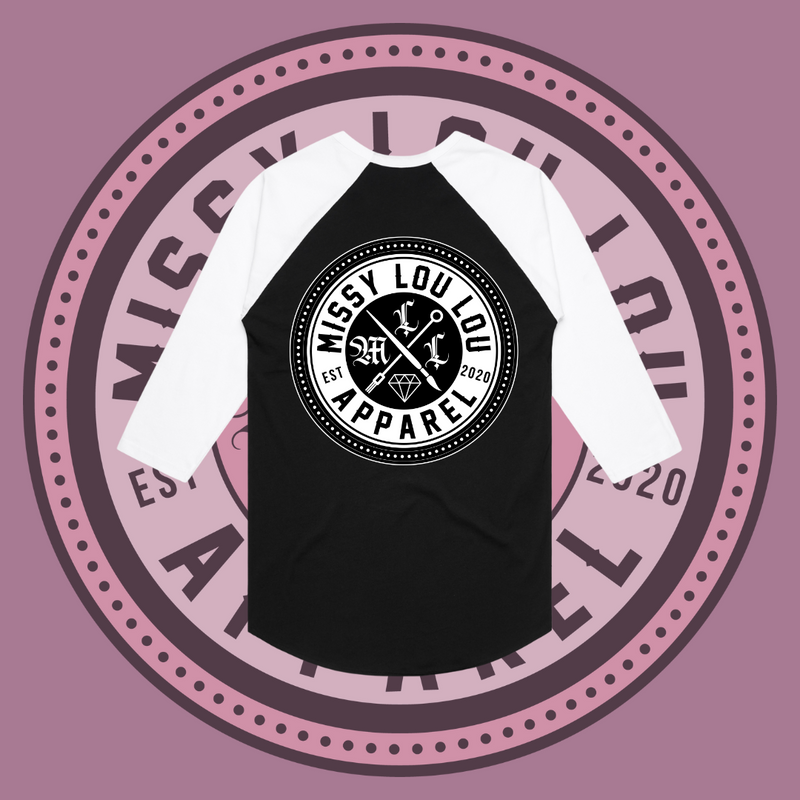 Missy Logo  - Baseball tee, Pocket Design