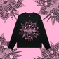 Rosy Posy -  Longsleeve , Black, Marle Grey, Peach -Front Design