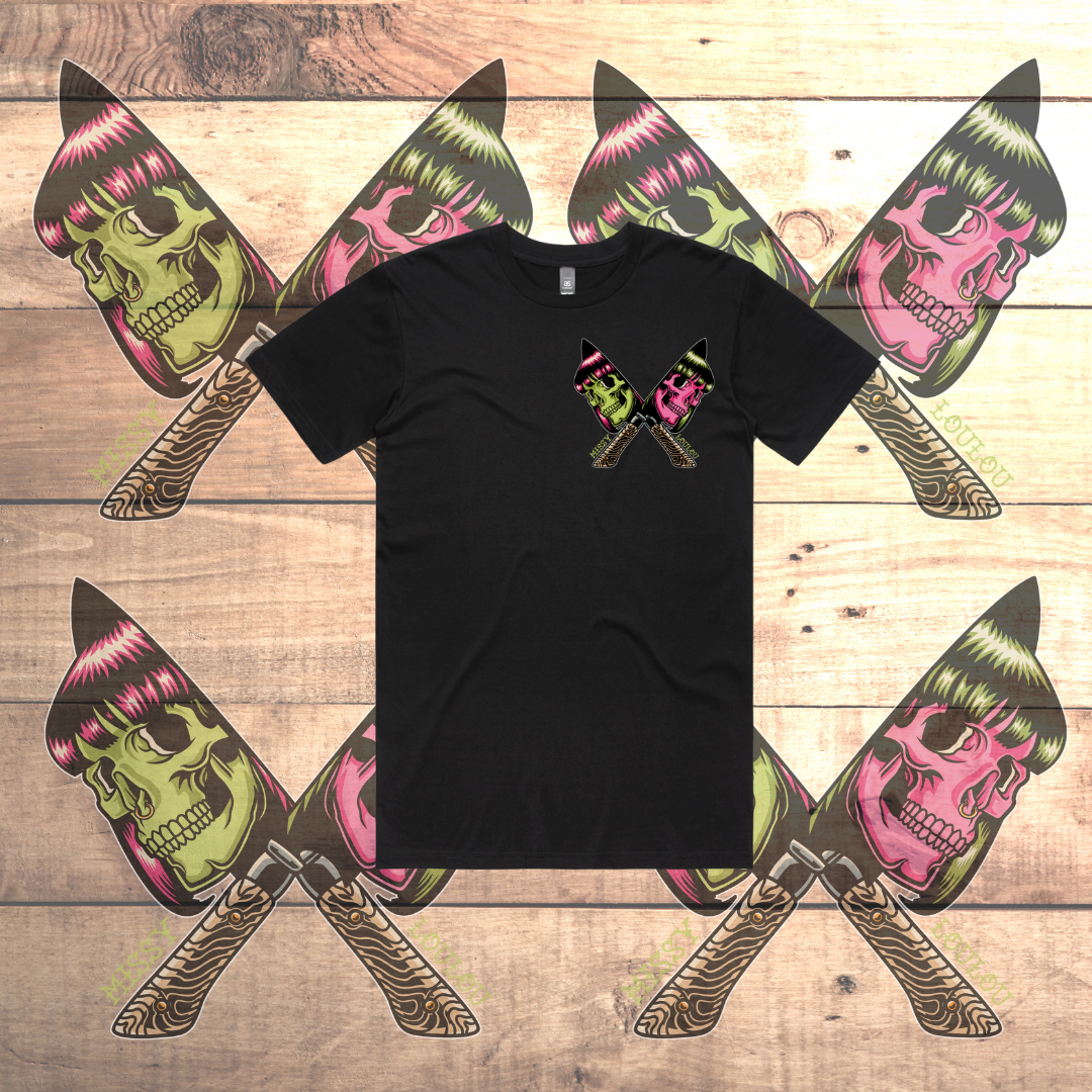 CUTTHROAT - Unisex tee, Black & White