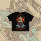 Release the Kraken  - Crop Tee, Black, White.