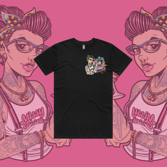 Roxy Rebel - Unisex tee's, Black & White