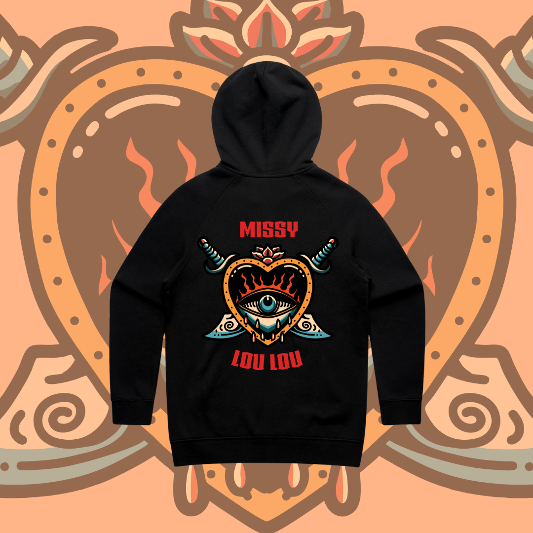 Hearts 'N' Daggers - New Long Stencil Hoods