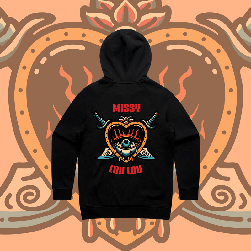 Hearts 'N' Daggers - New Long Stencil Hoods