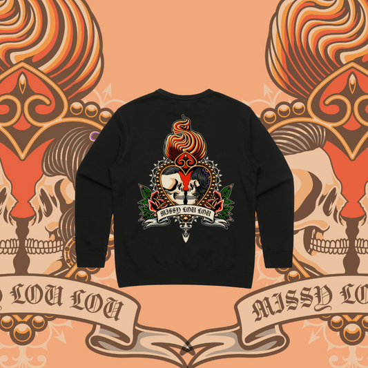 Till death do us part - Premium Women's Crew, Mauve & Black