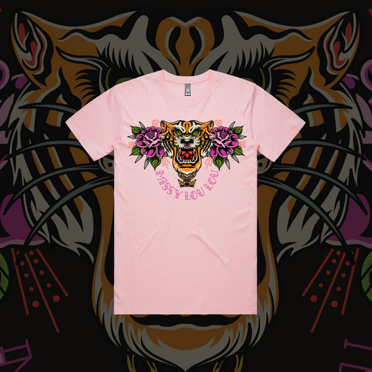Tiger Lilly - Unisex tee, Black & Pink