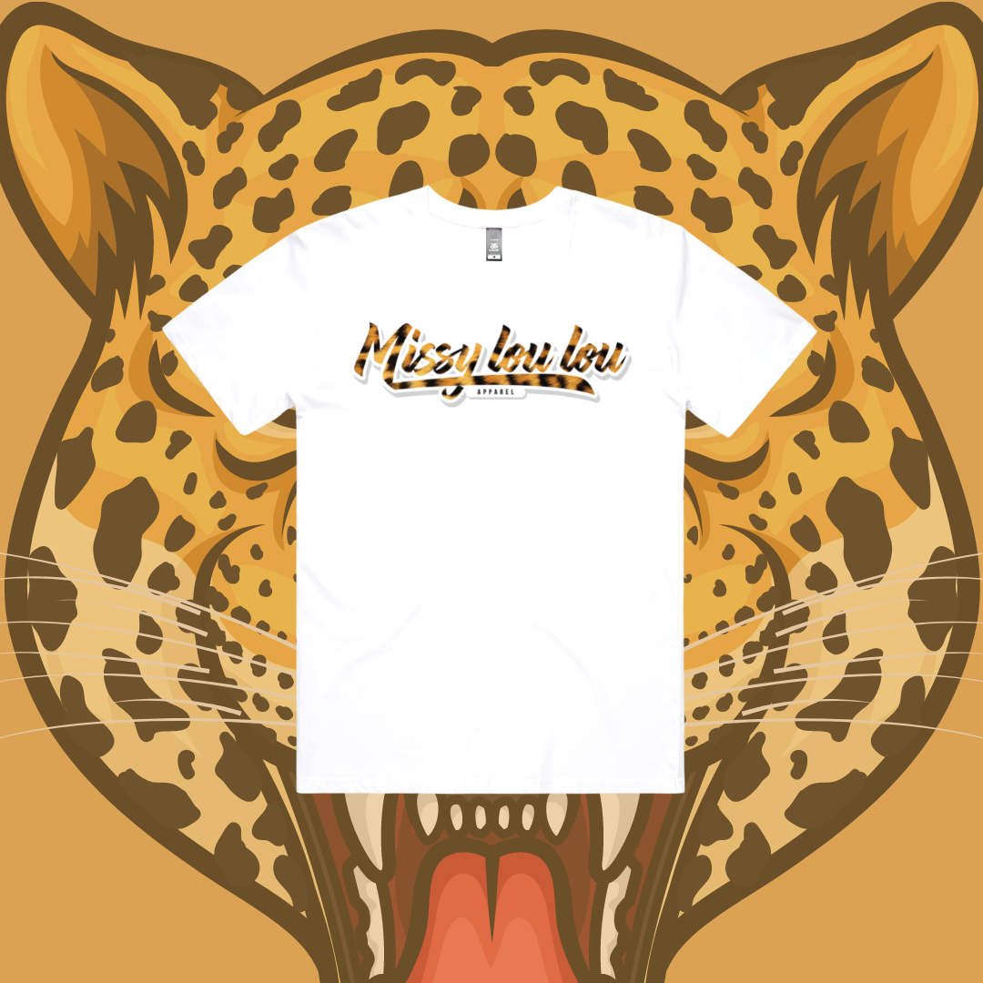Logo Collection - Leopard - Short Unisex Tee