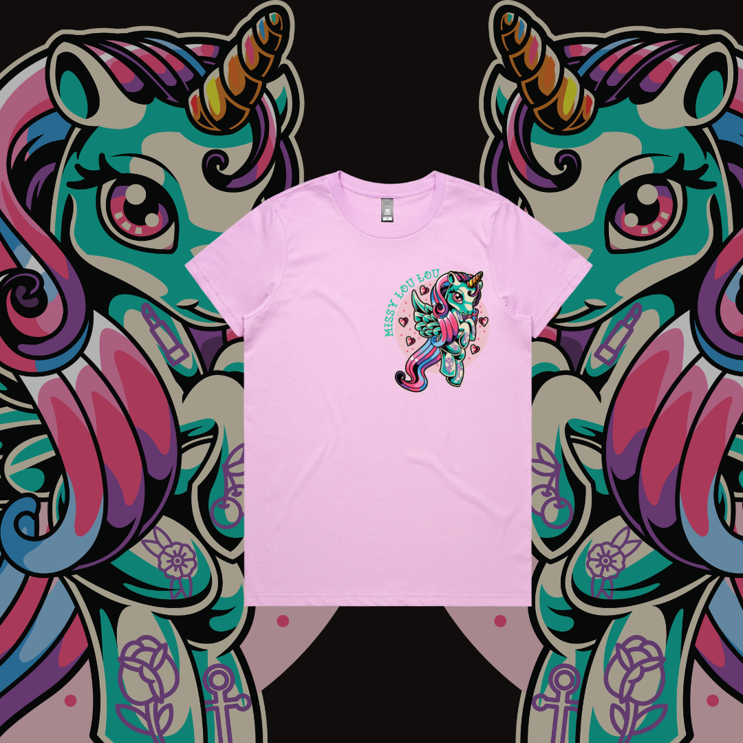 Horny Heather  - Premium women's tee, LilacHoHorny Heather  - Premium women's tee, Lilac