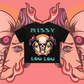 What Lies Beneath-  Crop Tees, Black, Lilac, Pale Pink