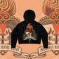 Till death do us part - Crop Hood, Pink & Black