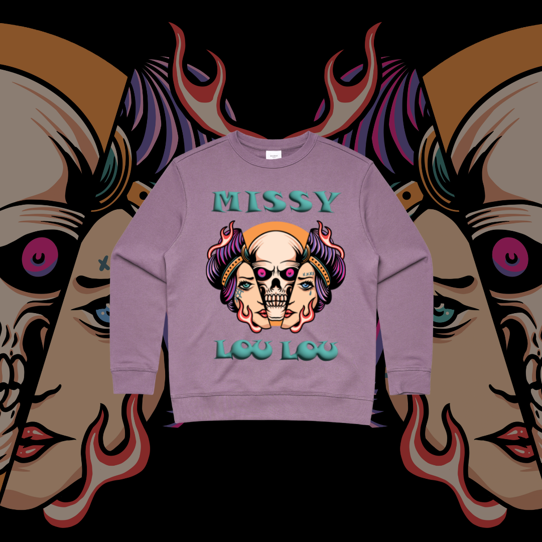 What Lies Beneath - Premium Women's Crew,Front Design