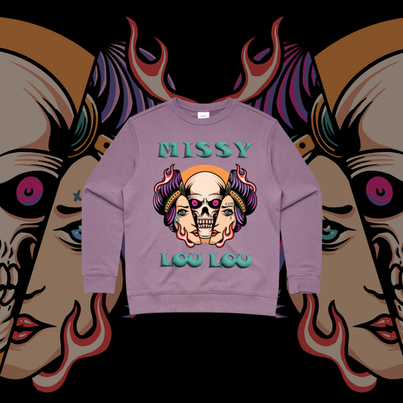 What Lies Beneath - Premium Women's Crew,Front Design