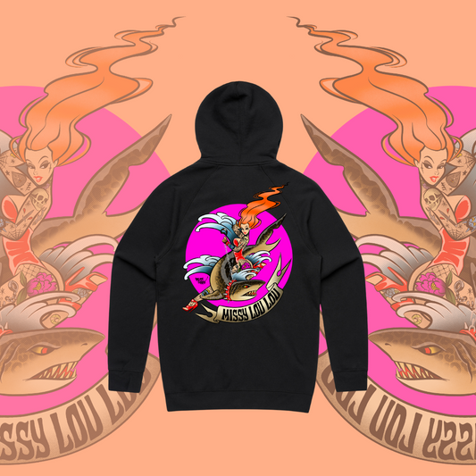 Miss Fin  - Premium hood,Black