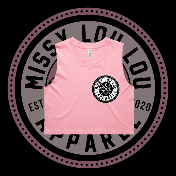 Missy Logo - Crop tank- Pink