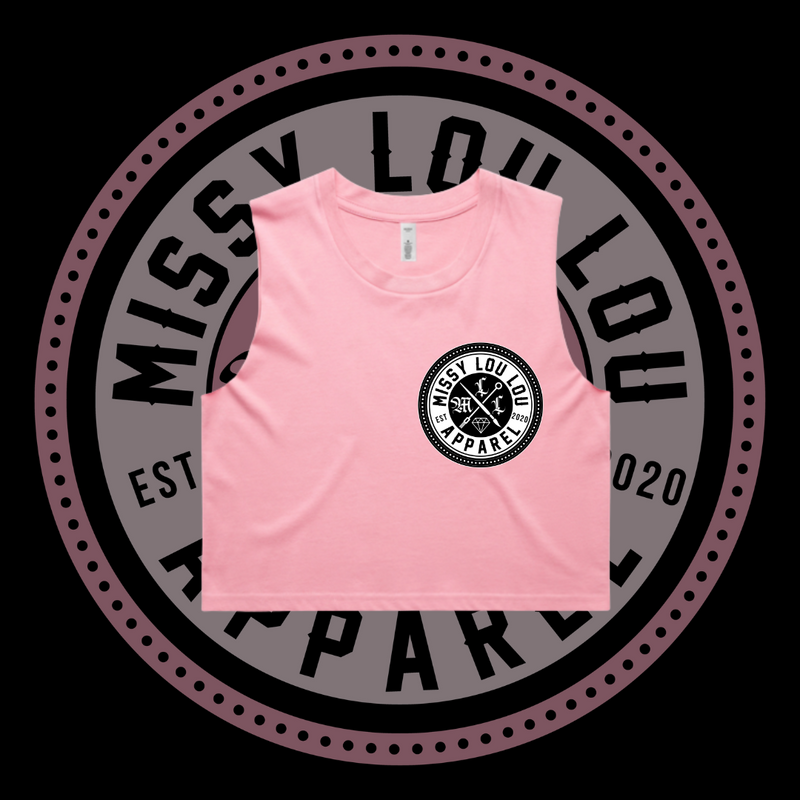 Missy Logo - Crop tank- Pink