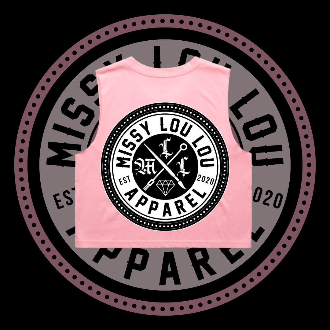 Missy Logo - Crop tank- Pink
