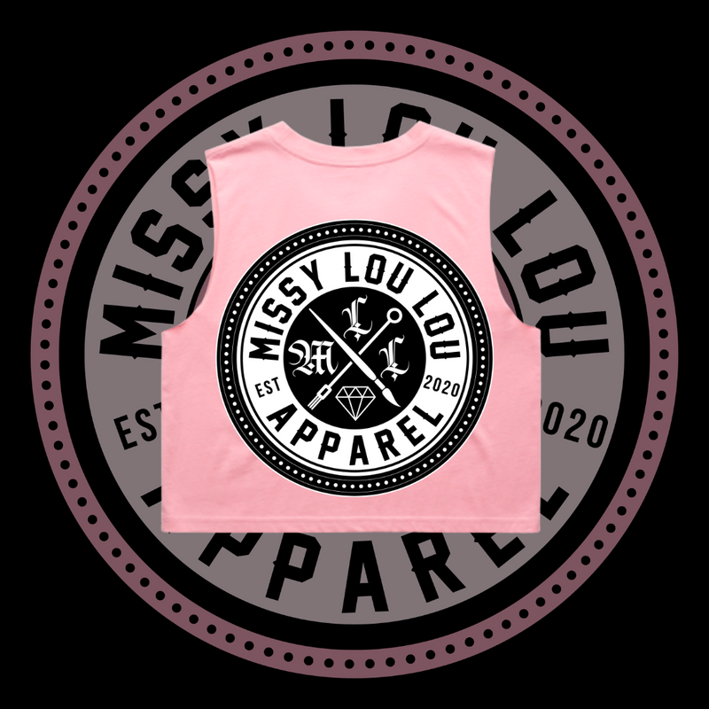 Missy Logo - Crop tank- Pink
