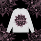 Rosy Posy -  Longsleeve , Black, Marle Grey, Peach -Front Design