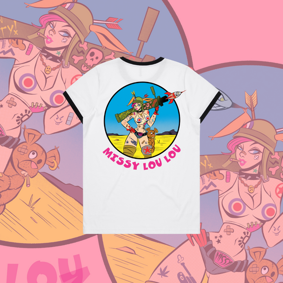 Rudy Rocket  - Ringer Tee