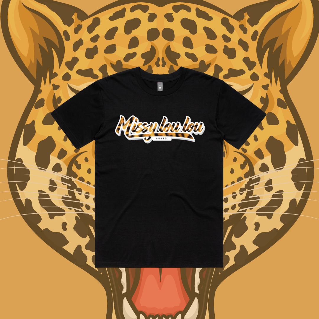 Logo Collection - Leopard - Short Unisex Tee