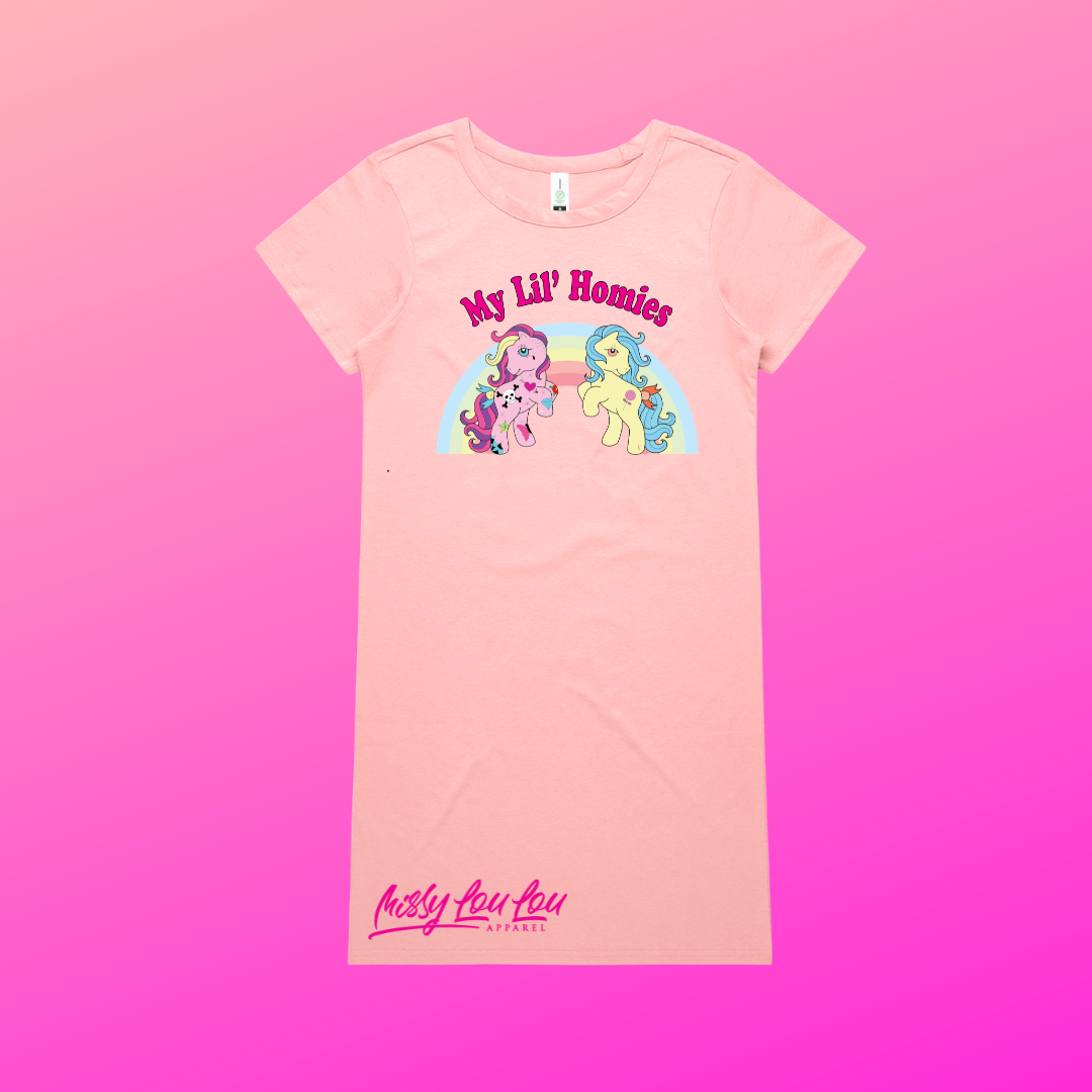 Organic Pink - T'dress - My 'Lil' Homies