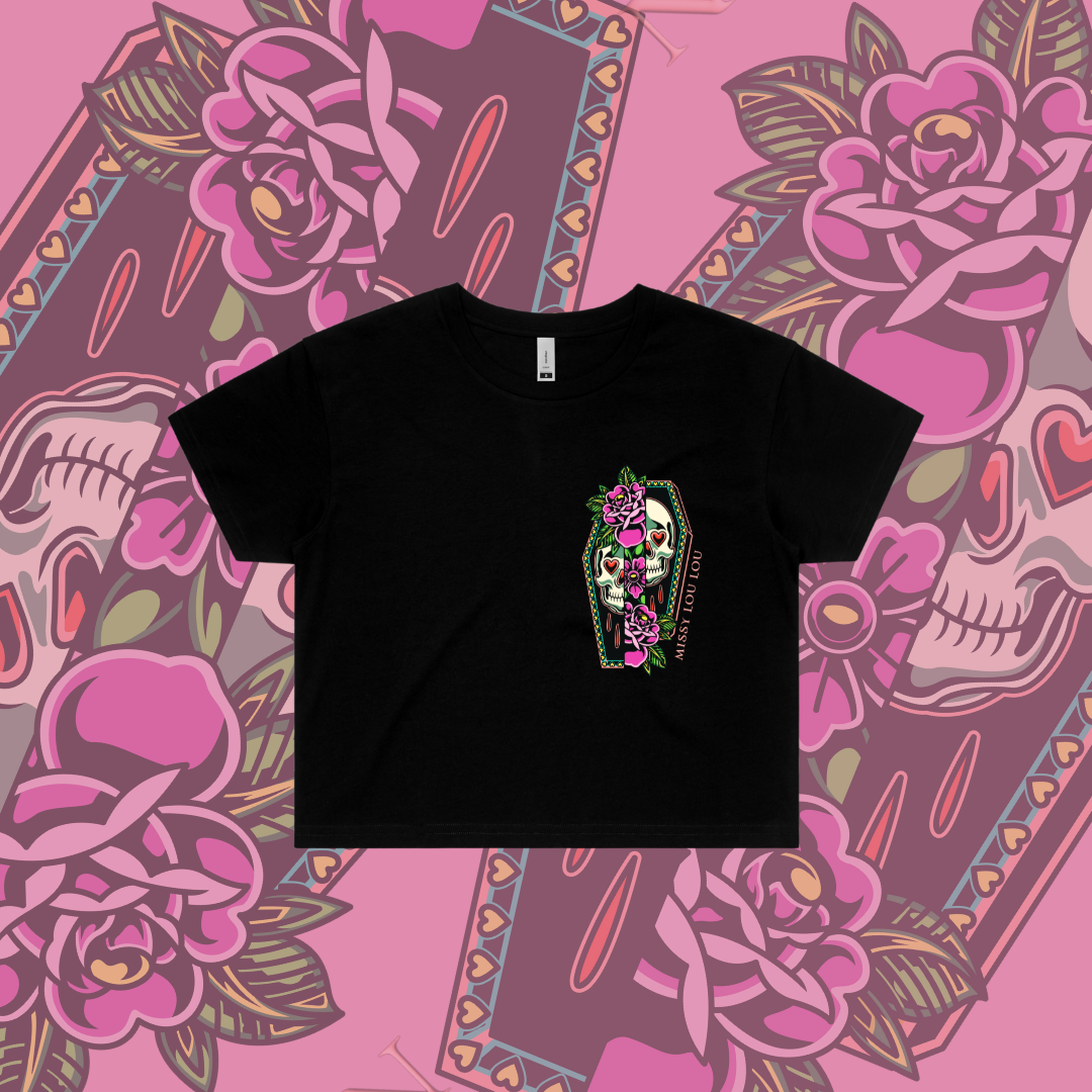 Not Today Satan - Crop Tee