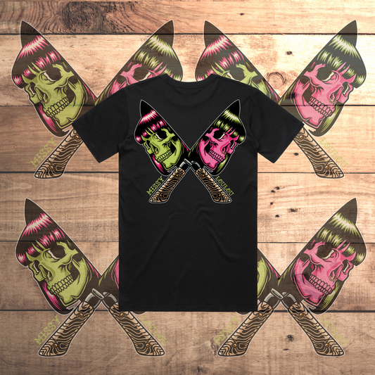 CUTTHROAT - Unisex tee, Black & White