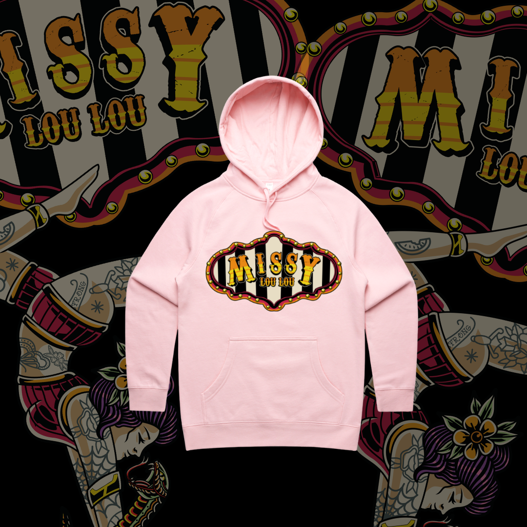 Coco Carnival- Heavy Weight Hoodie, Front Design