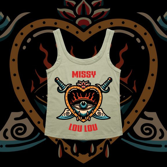 Hearts 'N' Daggers  - New Soft Singlets