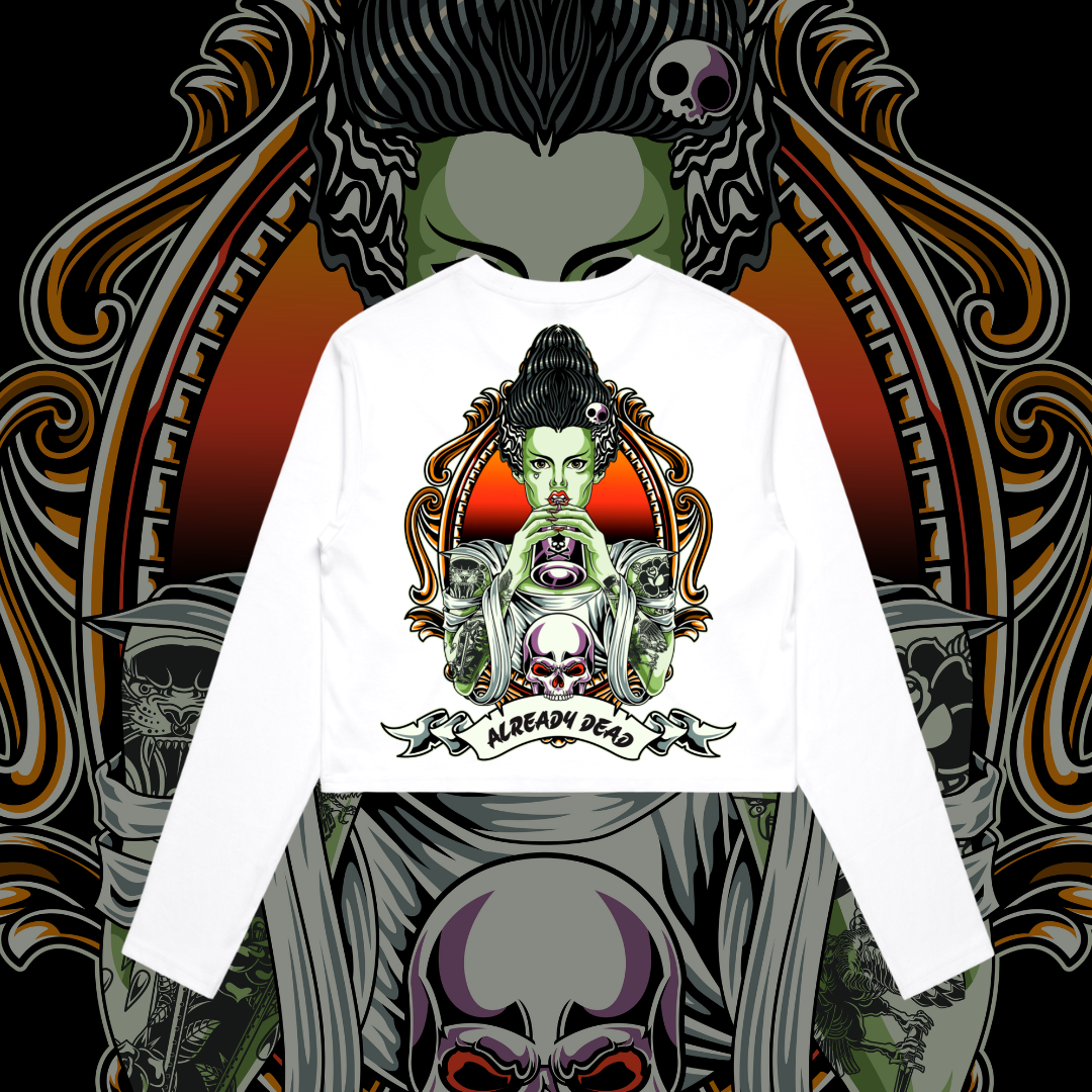 Already Dead - Crop Longsleeve Tee
