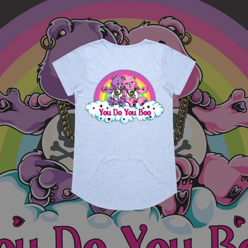 You Do You Boo - Drop Neck Tee, Pocket Design